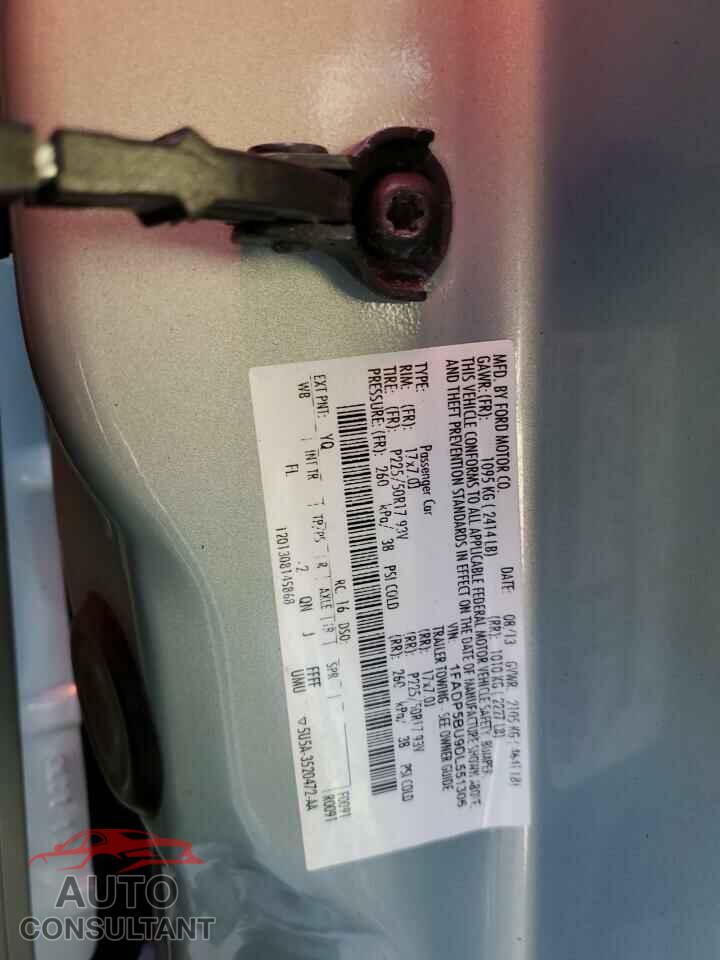 FORD CMAX 2013 - 1FADP5BU9DL551306