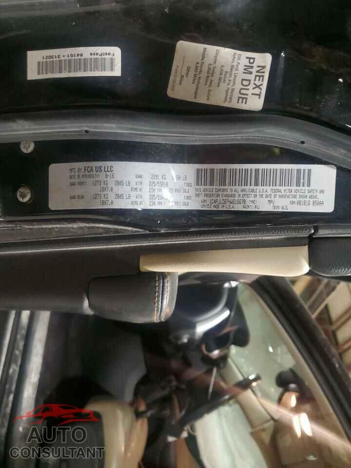 JEEP GRAND CHER 2017 - 1C4PJLDB7HW516678