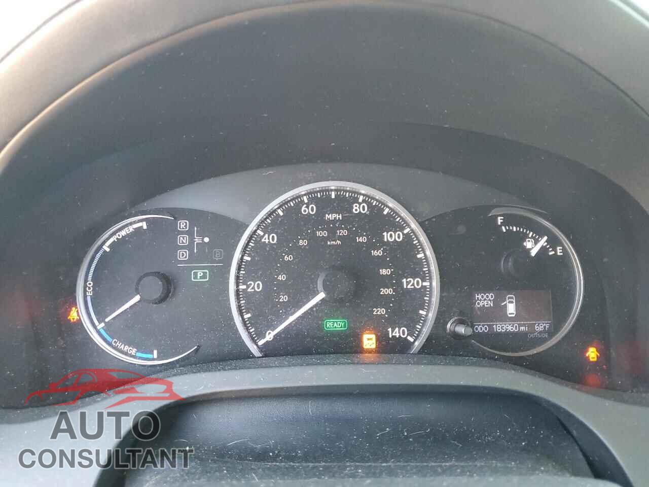 LEXUS CT 200 2012 - JTHKD5BH7C2092096