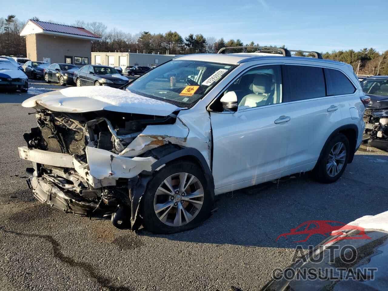 TOYOTA HIGHLANDER 2014 - 5TDJKRFH3ES065915