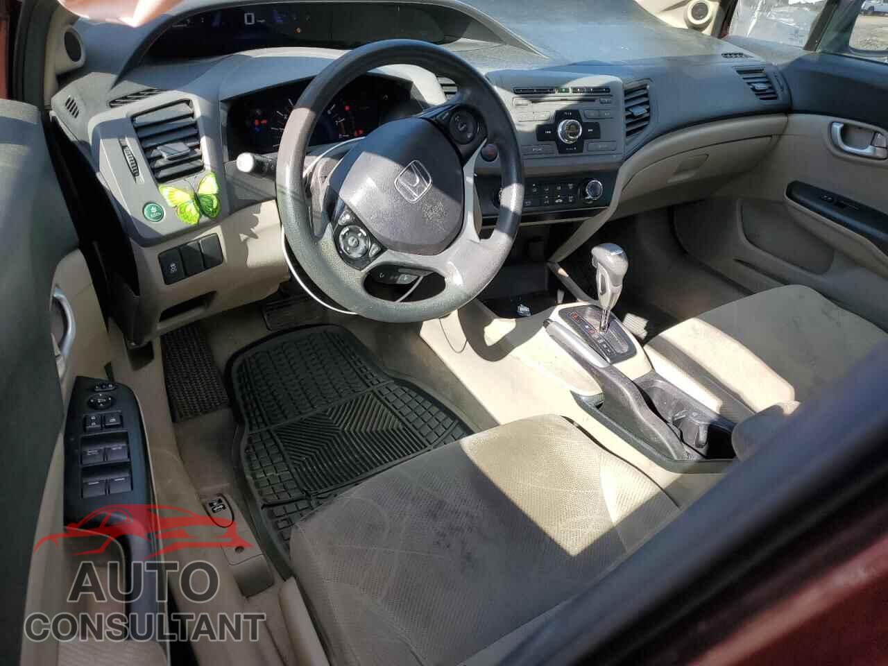 HONDA CIVIC 2012 - 19XFB2F89CE103202