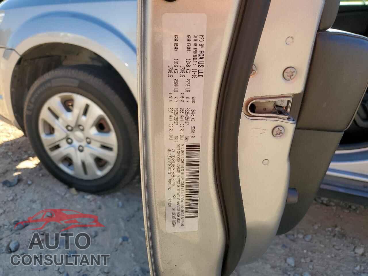 DODGE JOURNEY 2017 - 3C4PDCAB7HT549813