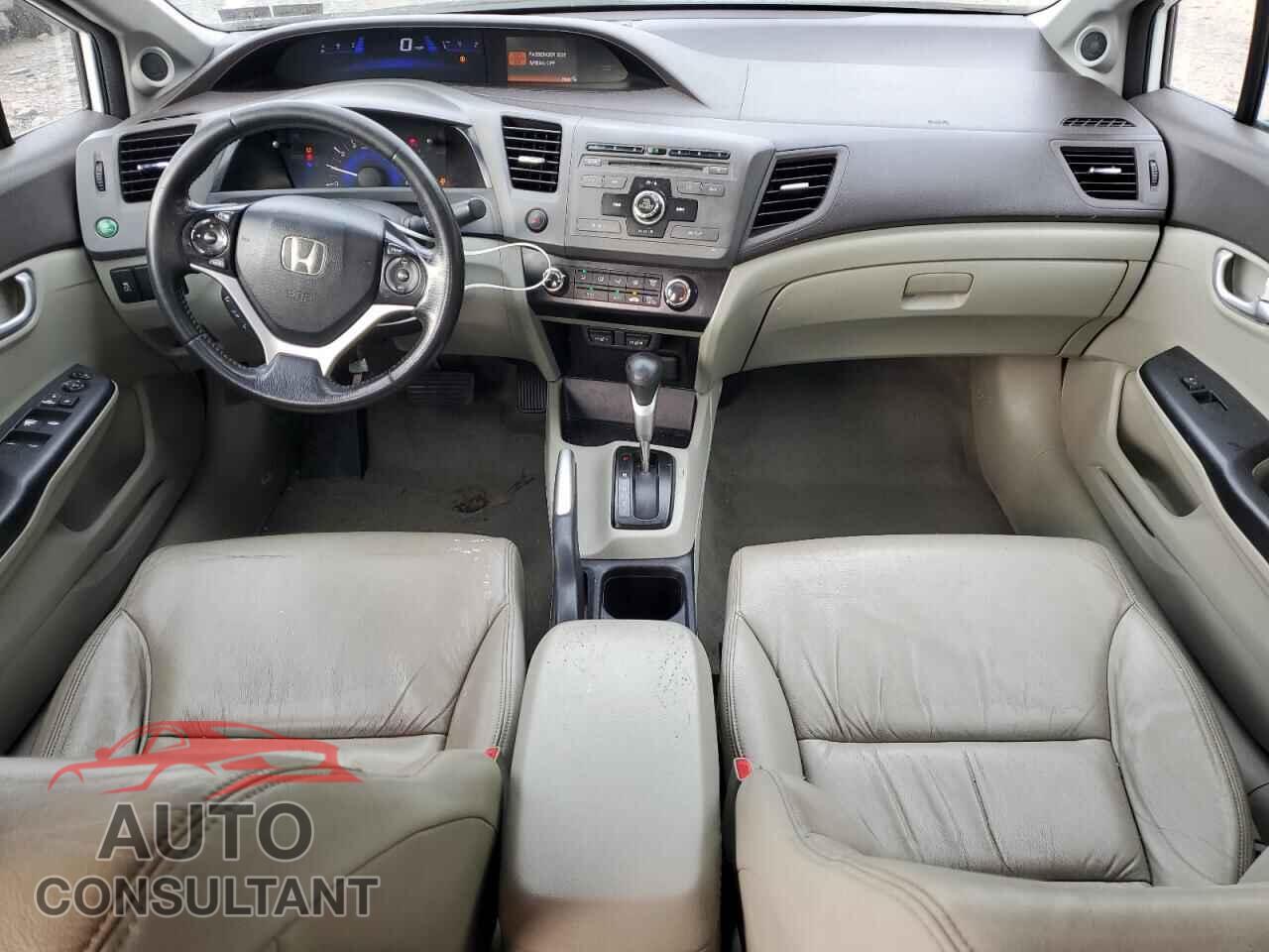 HONDA CIVIC 2012 - 19XFB2F92CE314735