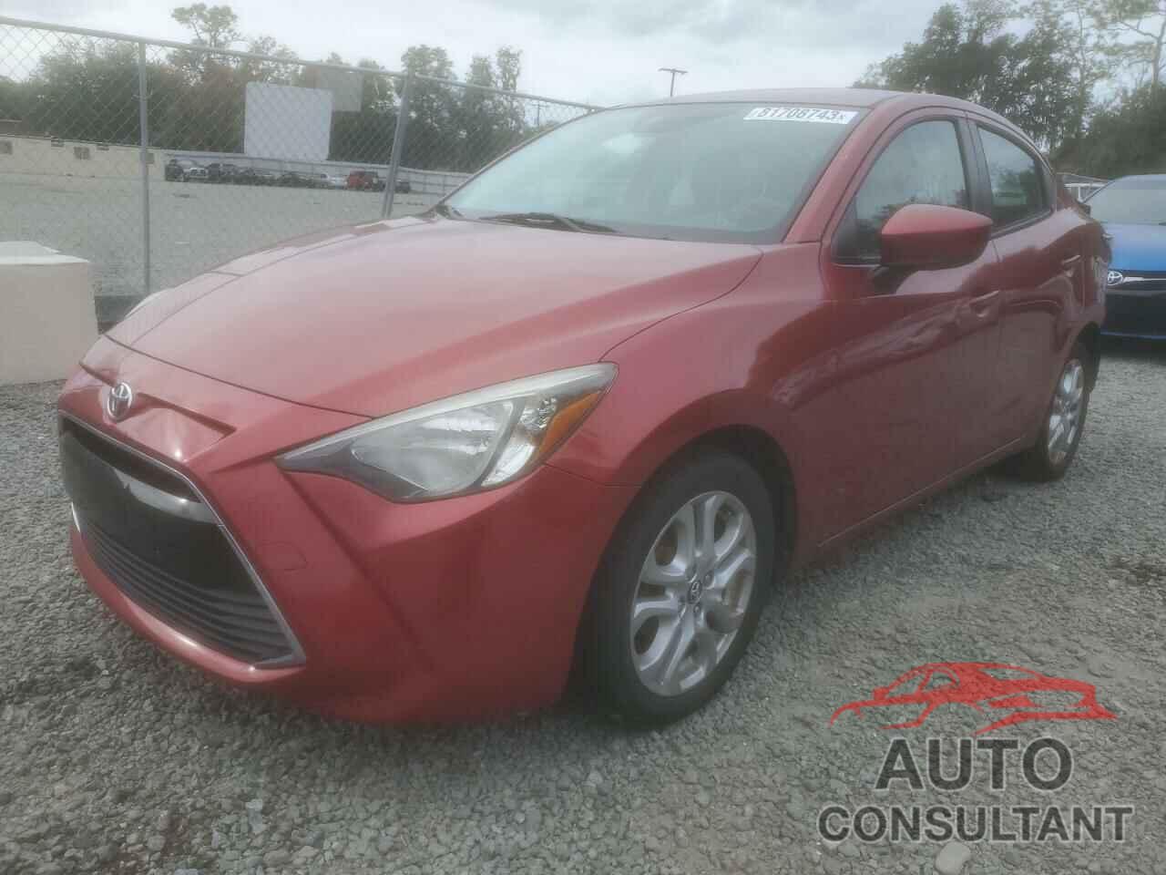 TOYOTA YARIS 2017 - 3MYDLBYV7HY167432