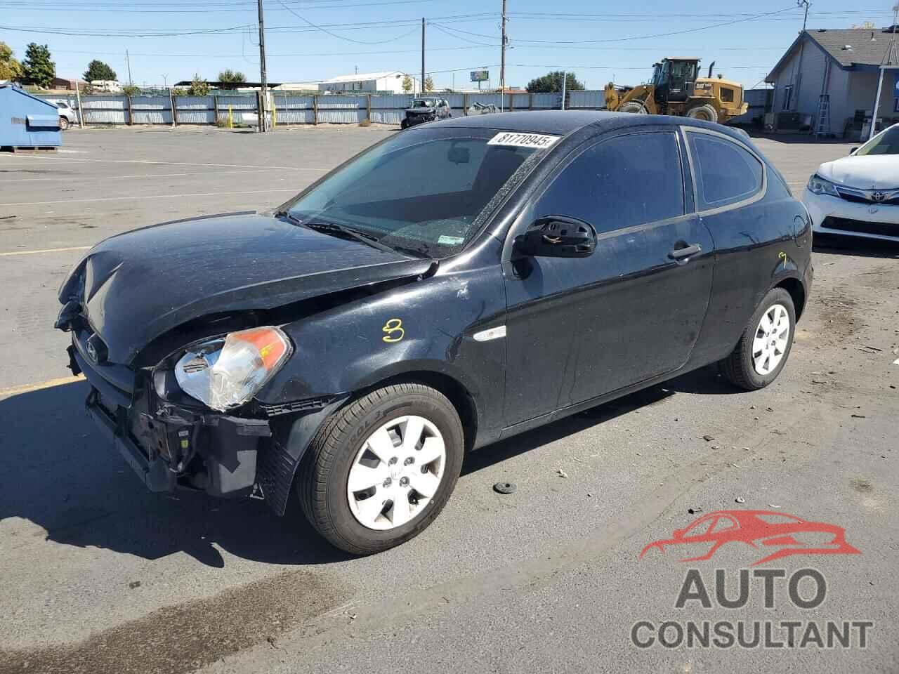 HYUNDAI ACCENT 2010 - KMHCM3AC3AU176252