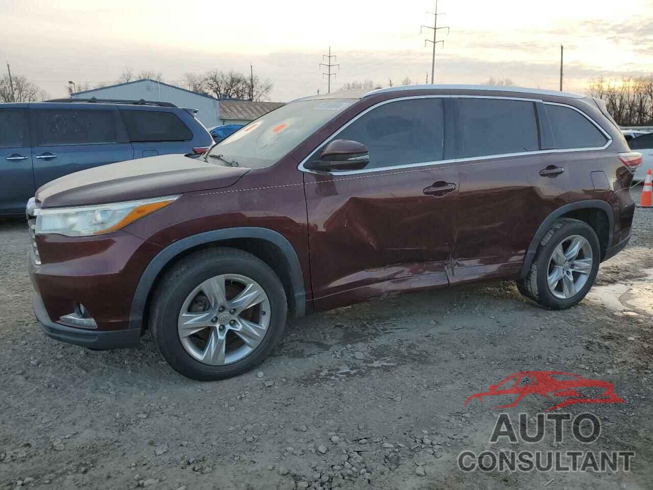 TOYOTA HIGHLANDER 2015 - 5TDYKRFH4FS041283