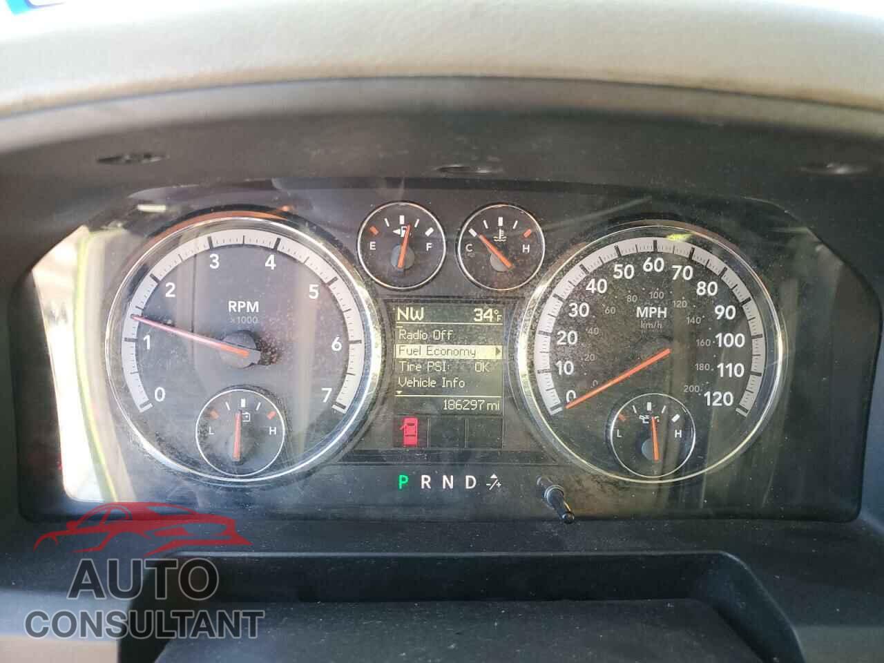 DODGE RAM 1500 2012 - 1C6RD6GP6CS245287