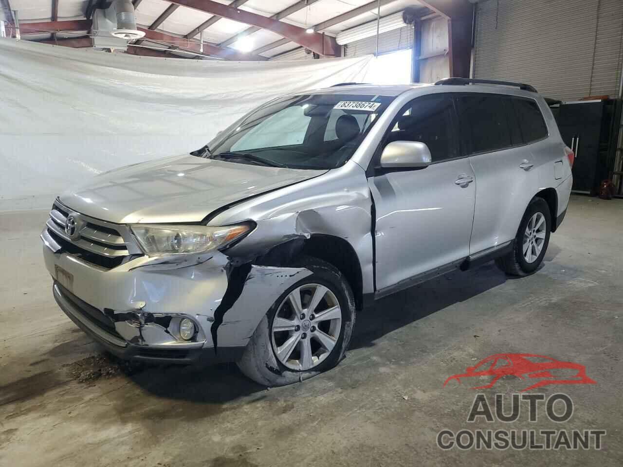 TOYOTA HIGHLANDER 2012 - 5TDBK3EHXCS093243