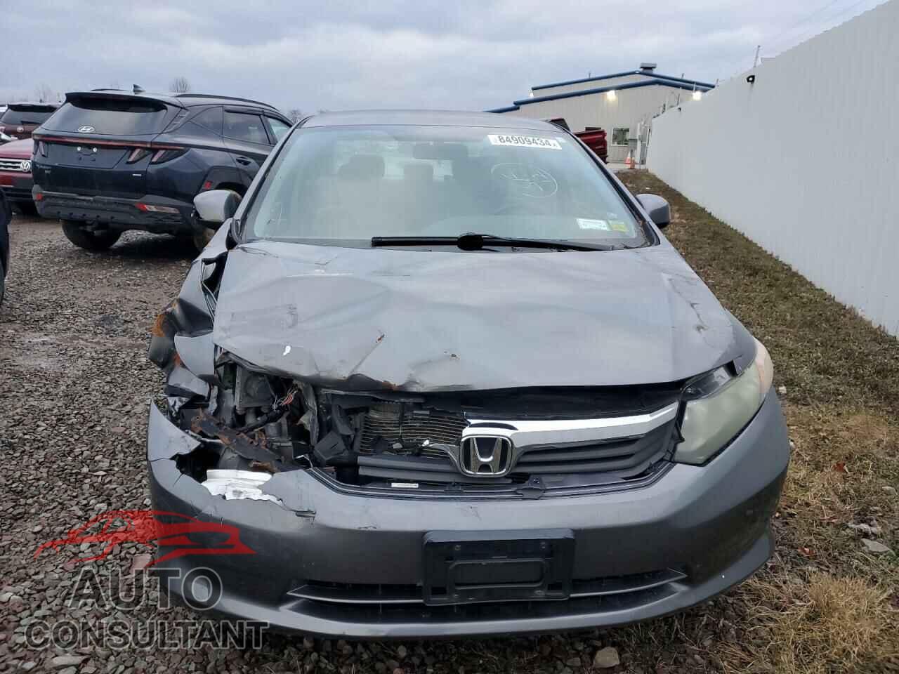 HONDA CIVIC 2012 - 19XFB2F55CE346656