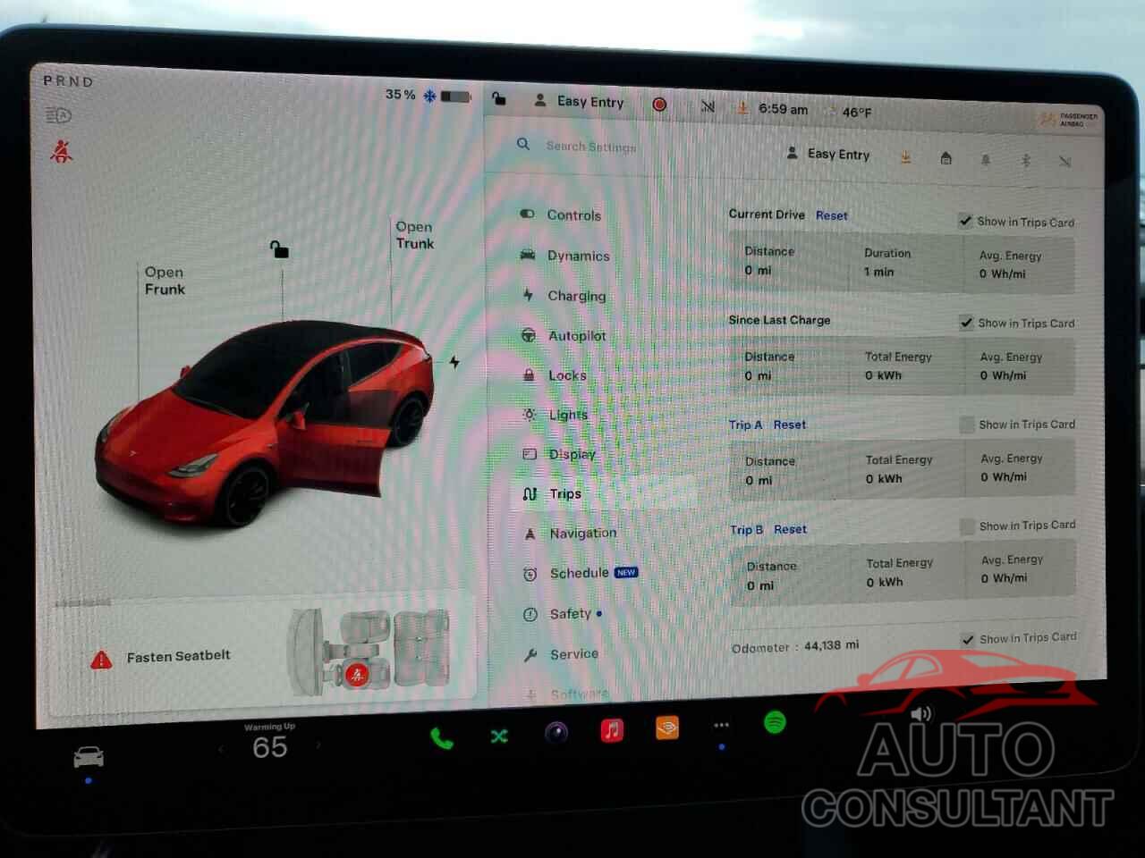 TESLA MODEL Y 2021 - 5YJYGDEF4MF189455