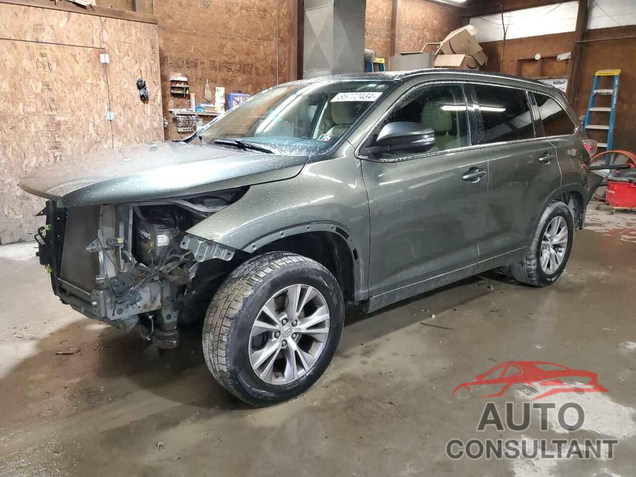TOYOTA HIGHLANDER 2014 - 5TDJKRFH7ES062242