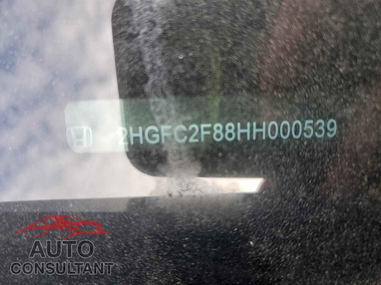 HONDA CIVIC 2017 - 2HGFC2F88HH000539
