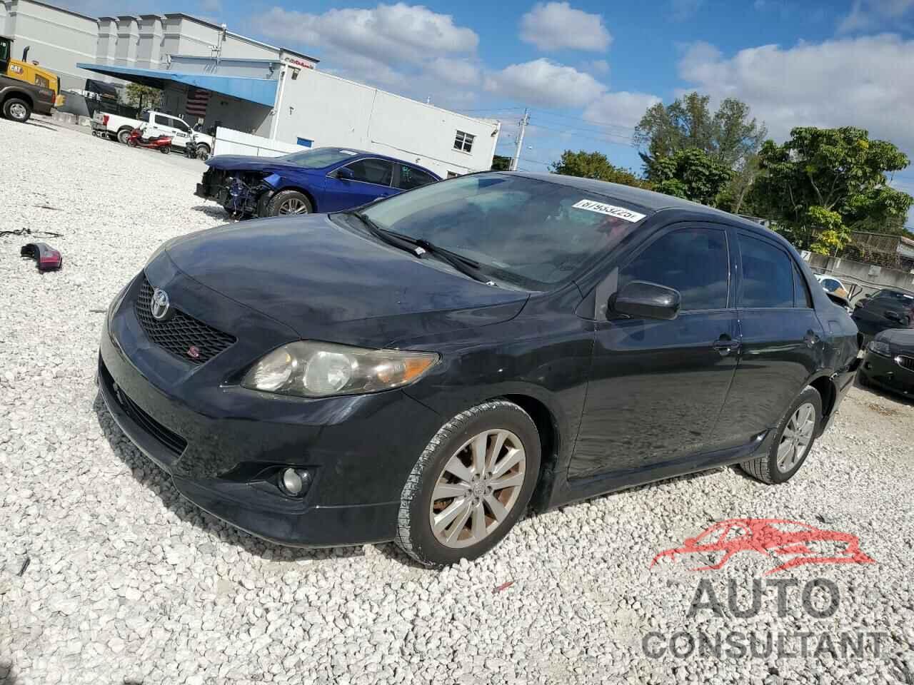 TOYOTA COROLLA 2009 - 1NXBU40E89Z125474