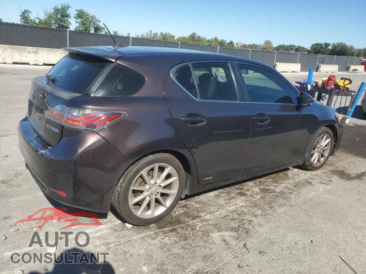 LEXUS CT 200 2012 - JTHKD5BH5C2092422