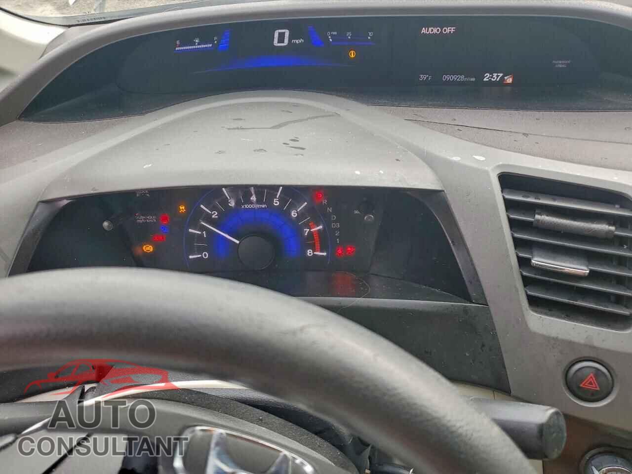 HONDA CIVIC 2012 - 2HGFB2F86CH310460