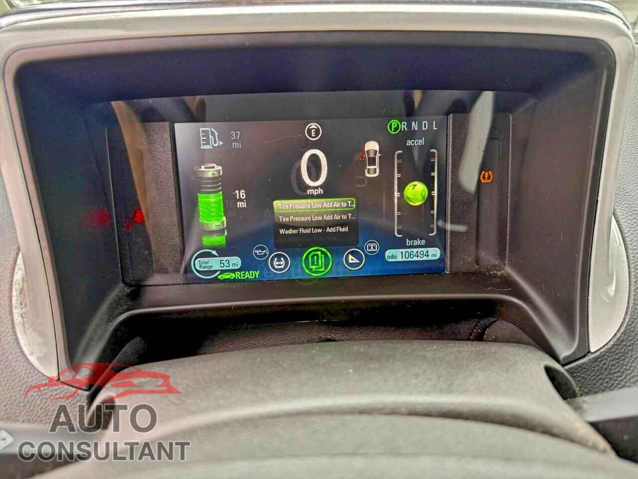 CHEVROLET VOLT 2012 - 1G1RA6E4XCU125855