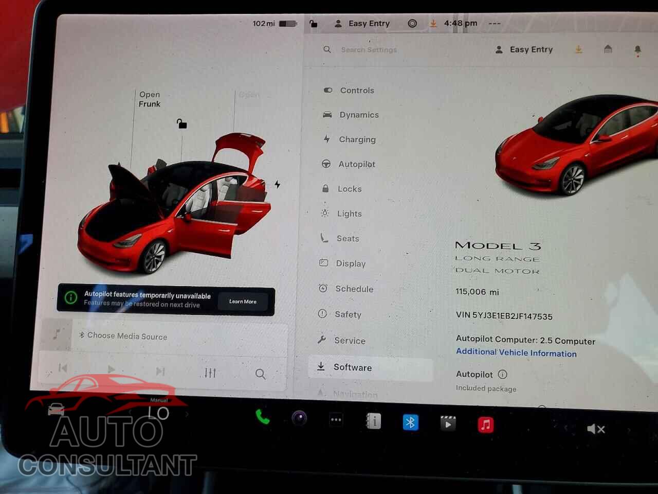 TESLA MODEL 3 2018 - 5YJ3E1EB2JF147535