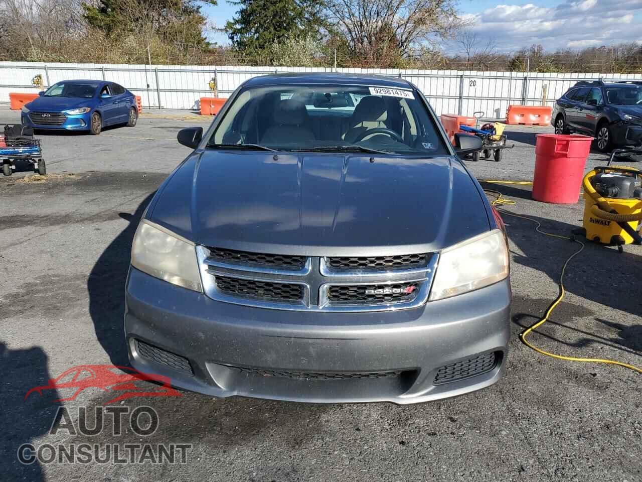 DODGE AVENGER 2013 - 1C3CDZAG9DN512225
