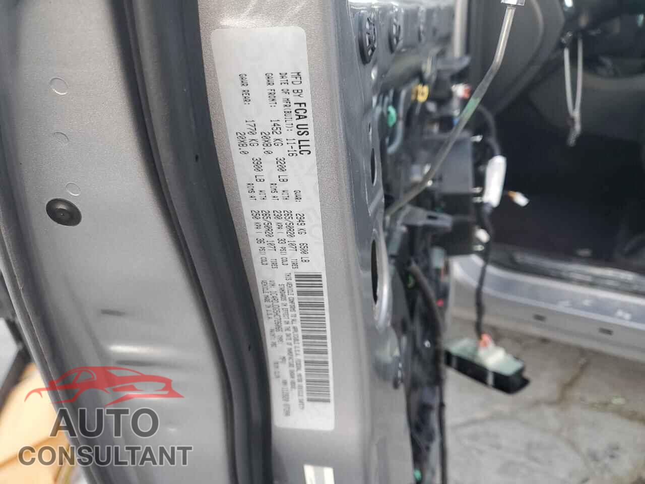 DODGE DURANGO 2017 - 1C4RDJDG5HC726066