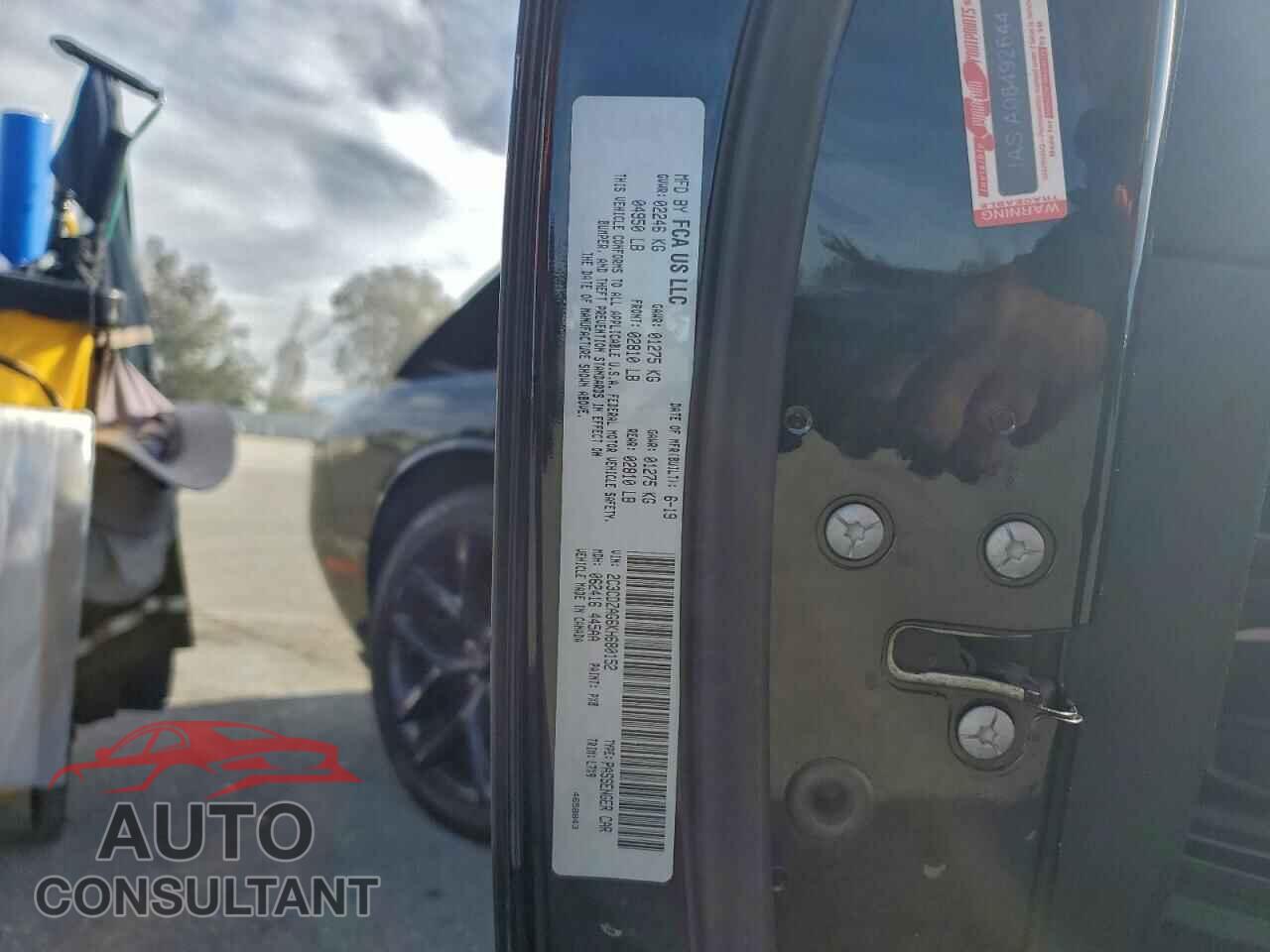 DODGE CHALLENGER 2019 - 2C3CDZAG6KH680152