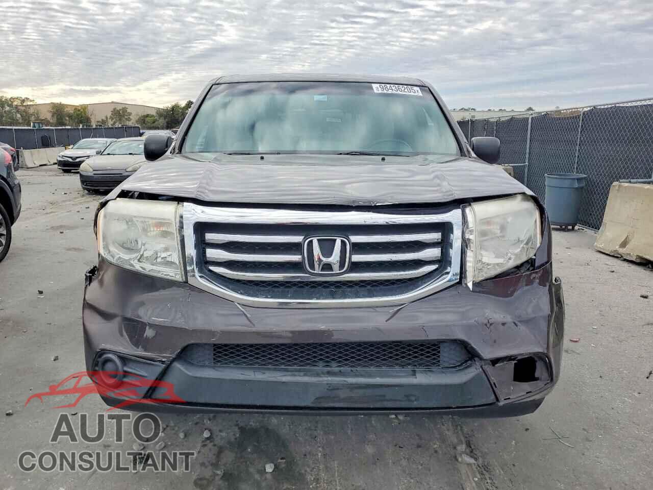 HONDA PILOT 2013 - 5FNYF3H2XDB015864