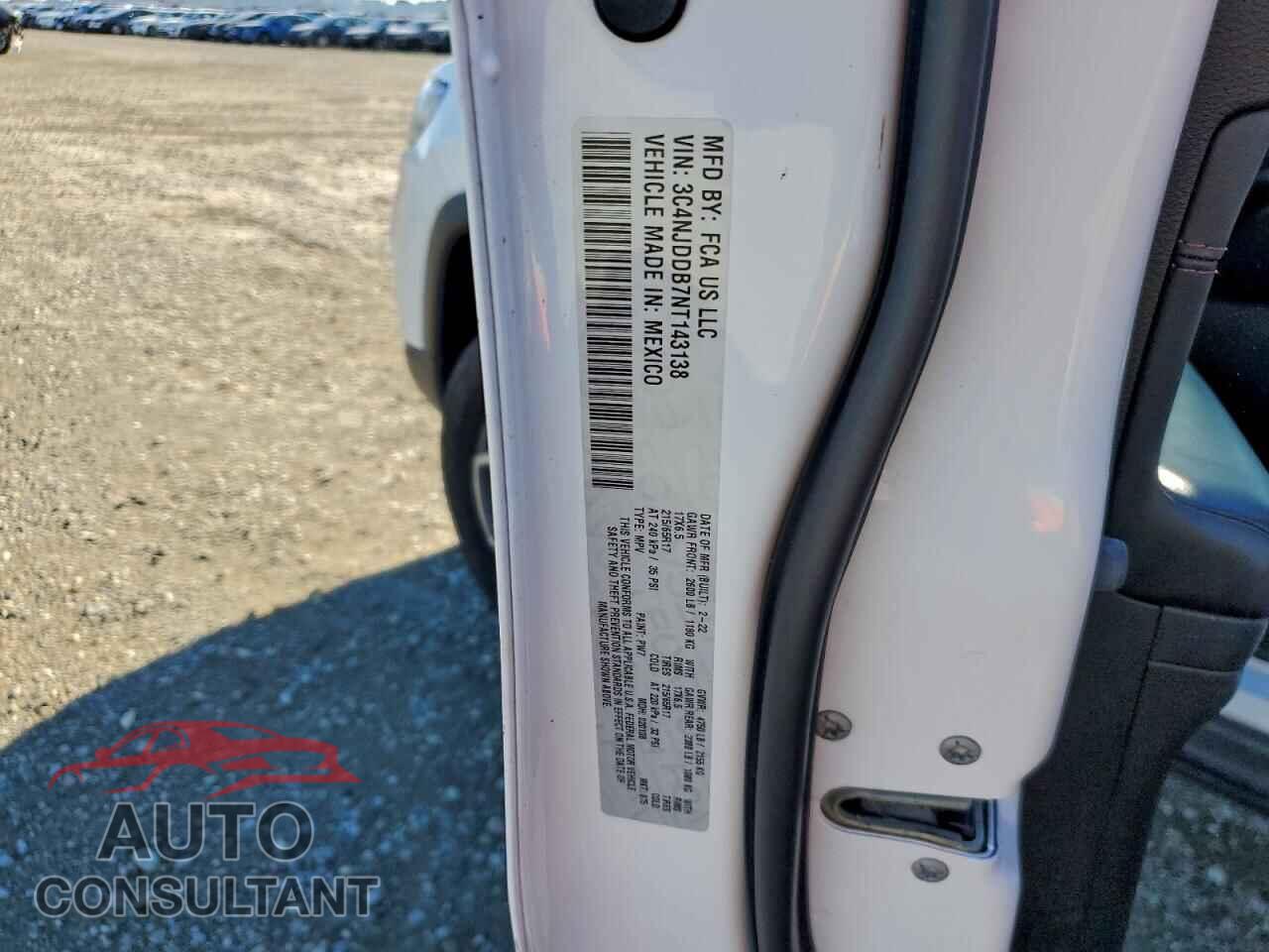 JEEP COMPASS 2022 - 3C4NJDDB7NT143138