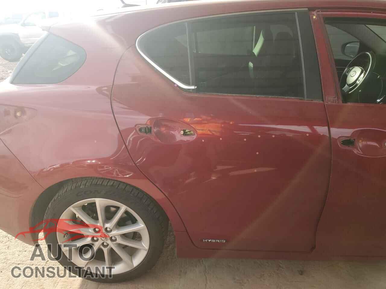 LEXUS CT 200 2012 - JTHKD5BH9C2087644