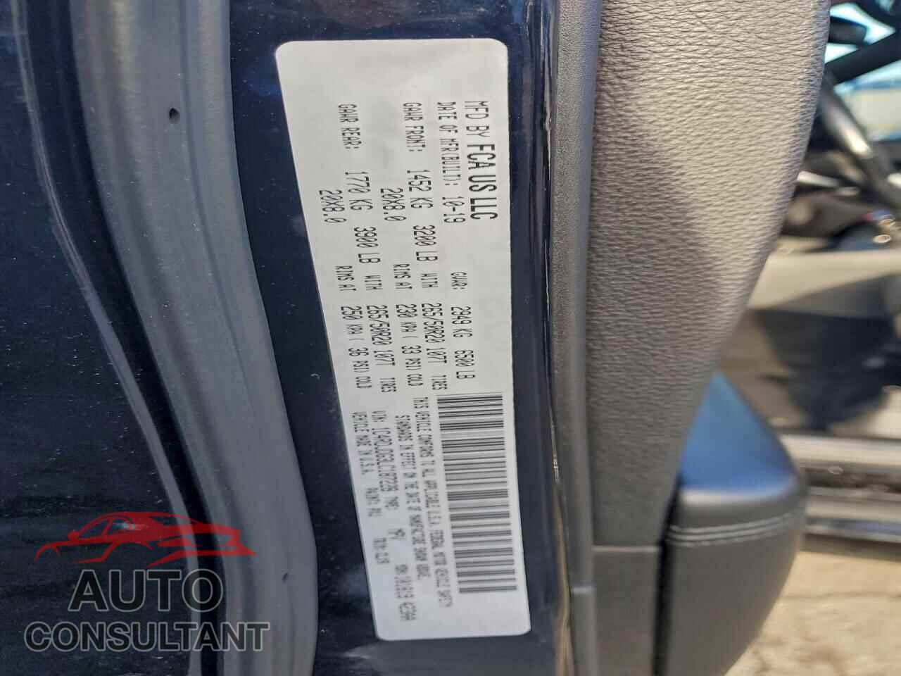 DODGE DURANGO 2020 - 1C4RDJDG3LC187228