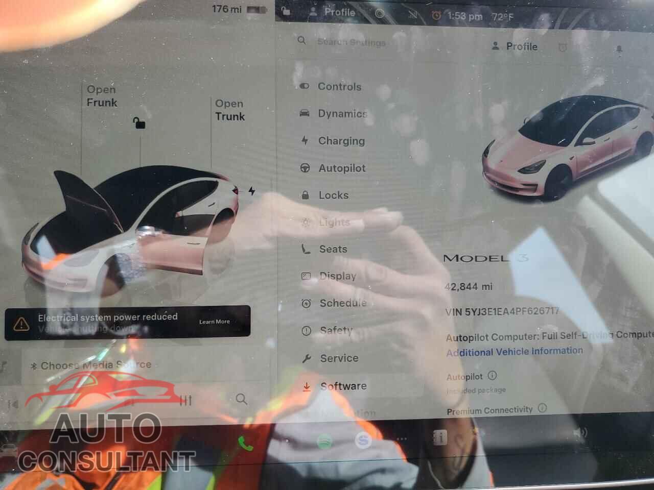 TESLA MODEL 3 2023 - 5YJ3E1EA4PF626717