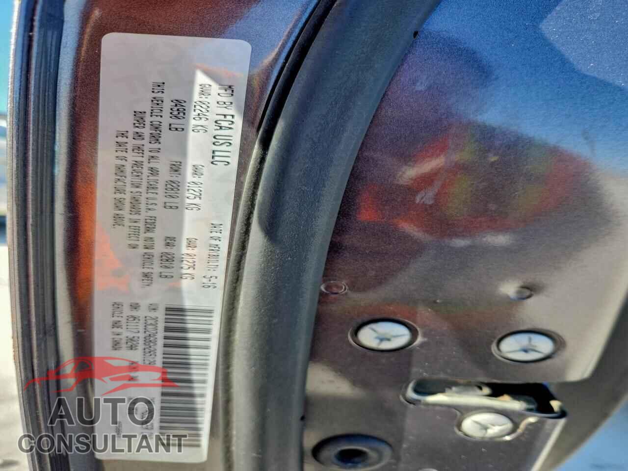 DODGE CHALLENGER 2016 - 2C3CDZAG8GH265129