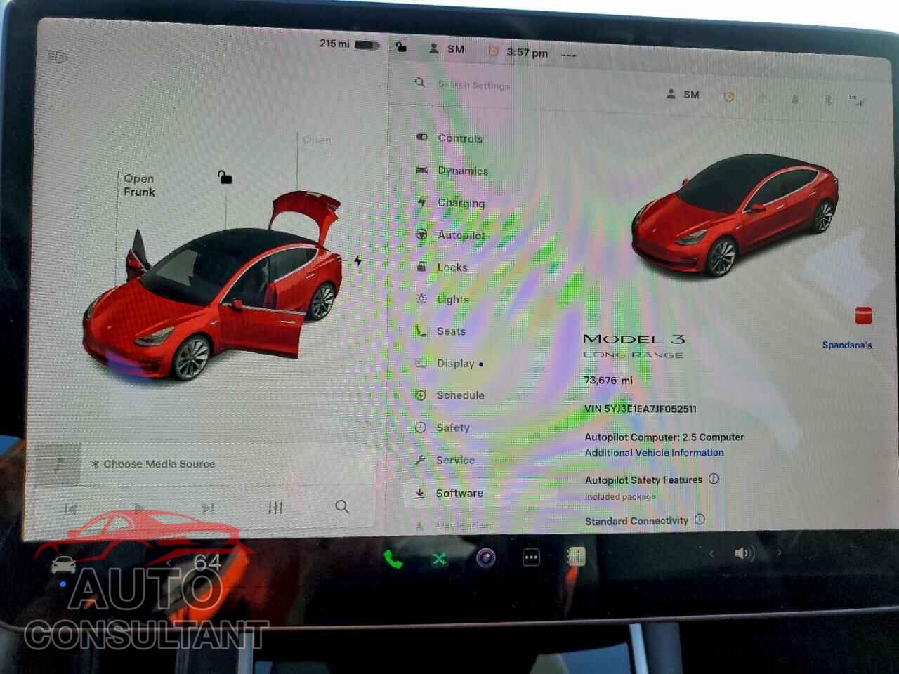 TESLA MODEL 3 2018 - 5YJ3E1EA7JF052511