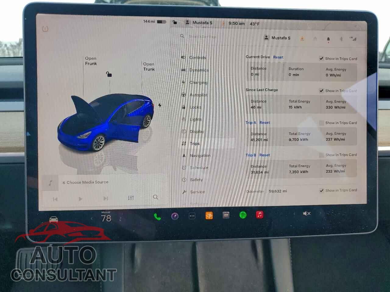 TESLA MODEL 3 2022 - 5YJ3E1EA0NF187366