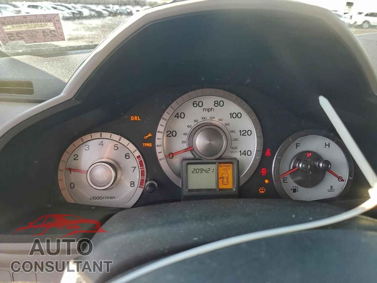 HONDA PILOT 2010 - 5FNYF4H40AB005217