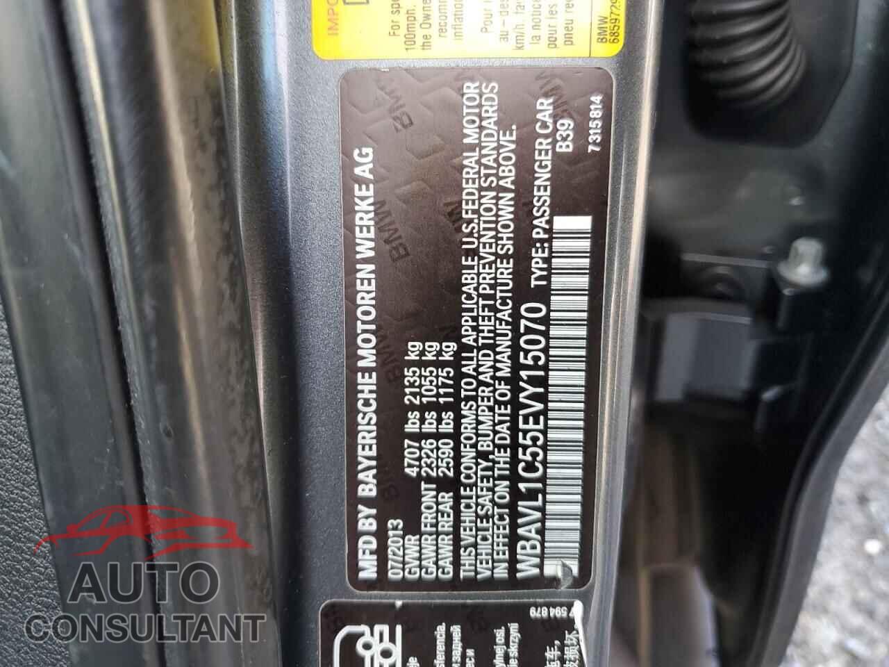 BMW X1 2014 - WBAVL1C55EVY15070