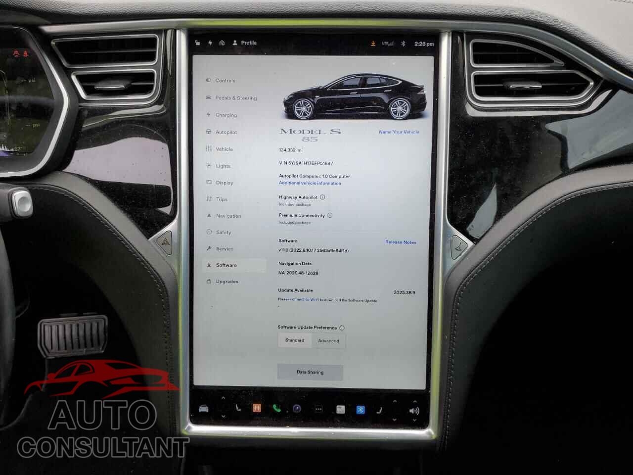 TESLA MODEL S 2014 - 5YJSA1H17EFP51887