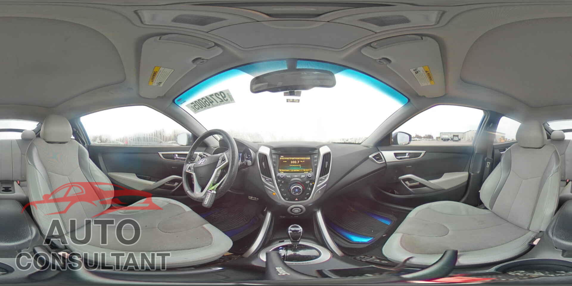 HYUNDAI VELOSTER 2012 - KMHTC6AD4CU035657