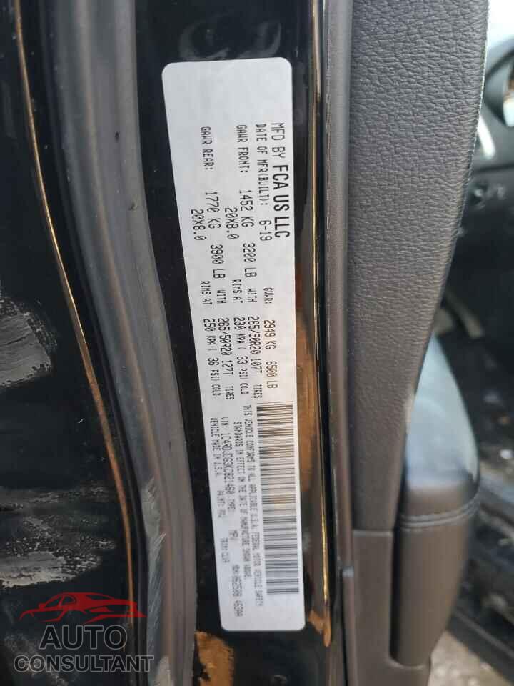 DODGE DURANGO 2019 - 1C4RDJDG3KC821460