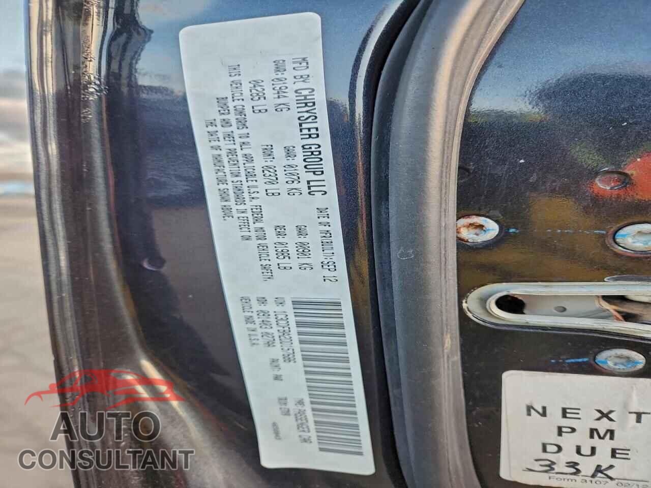DODGE DART 2013 - 1C3CDFBA2DD157686