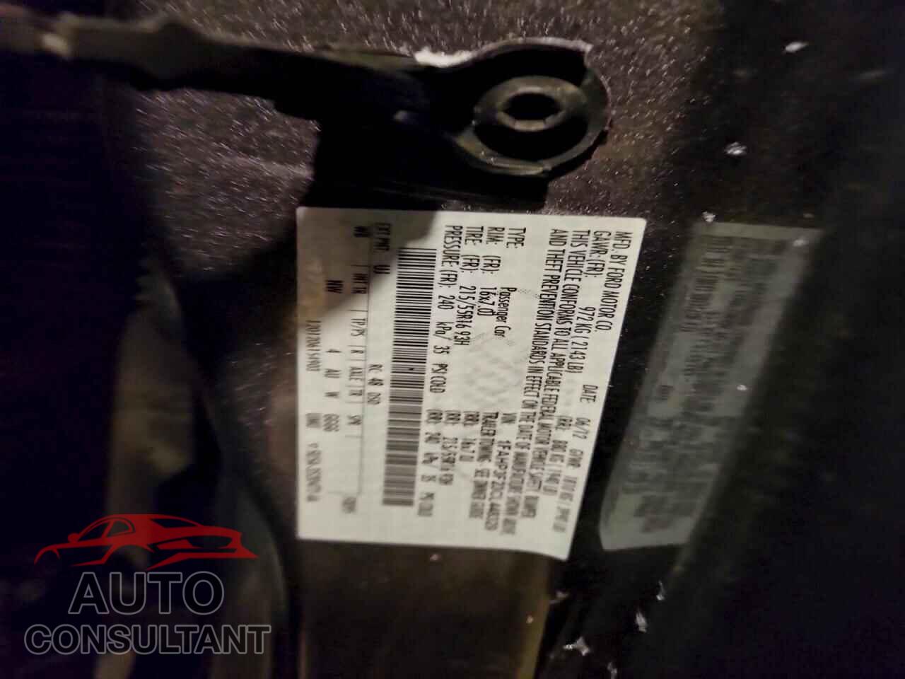 FORD FOCUS 2012 - 1FAHP3F23CL448329