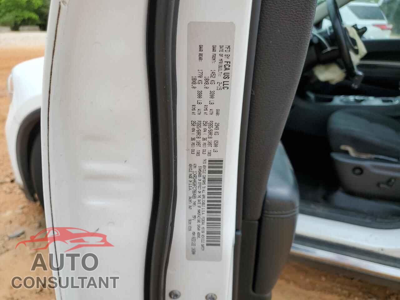 DODGE DURANGO 2015 - 1C4RDHAG0FC786489