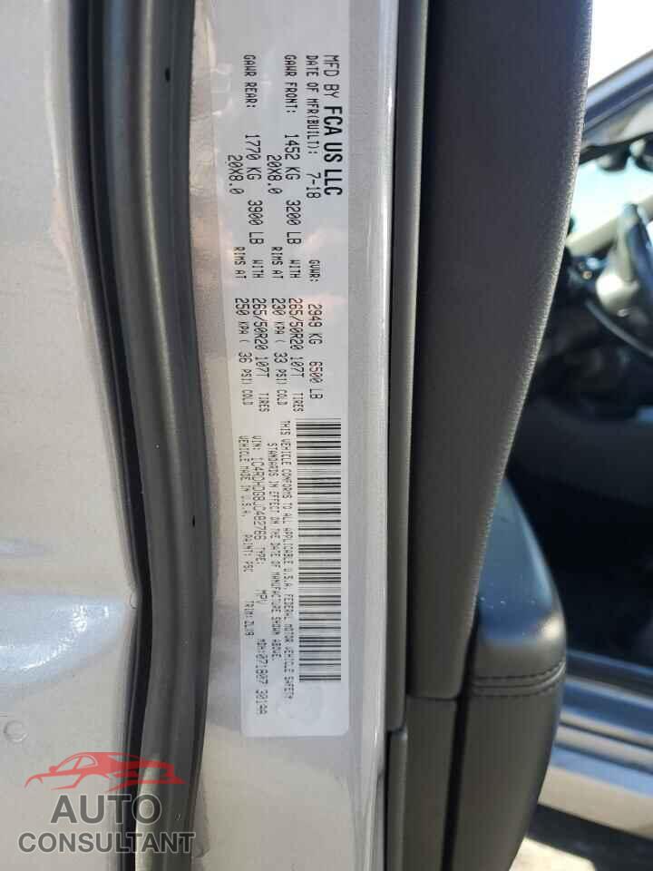 DODGE DURANGO 2018 - 1C4RDHDG8JC482766