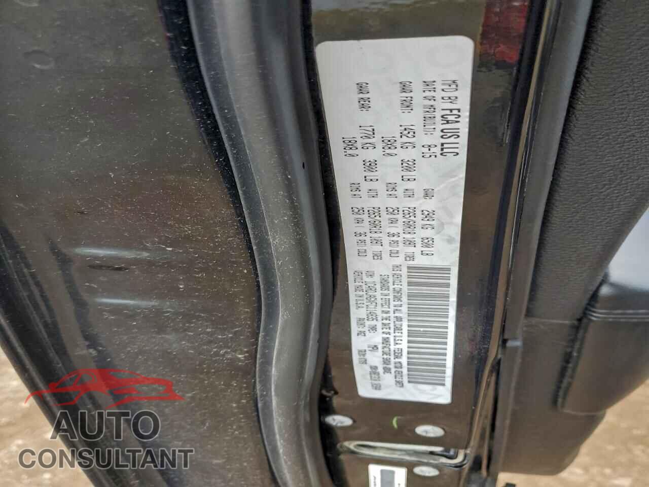 DODGE DURANGO 2015 - 1C4RDJAGXFC114835