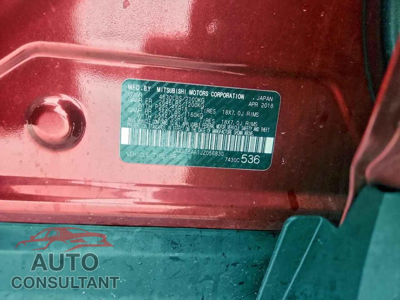 MITSUBISHI ECLIPSE 2018 - JA4AT5AA1JZ056830