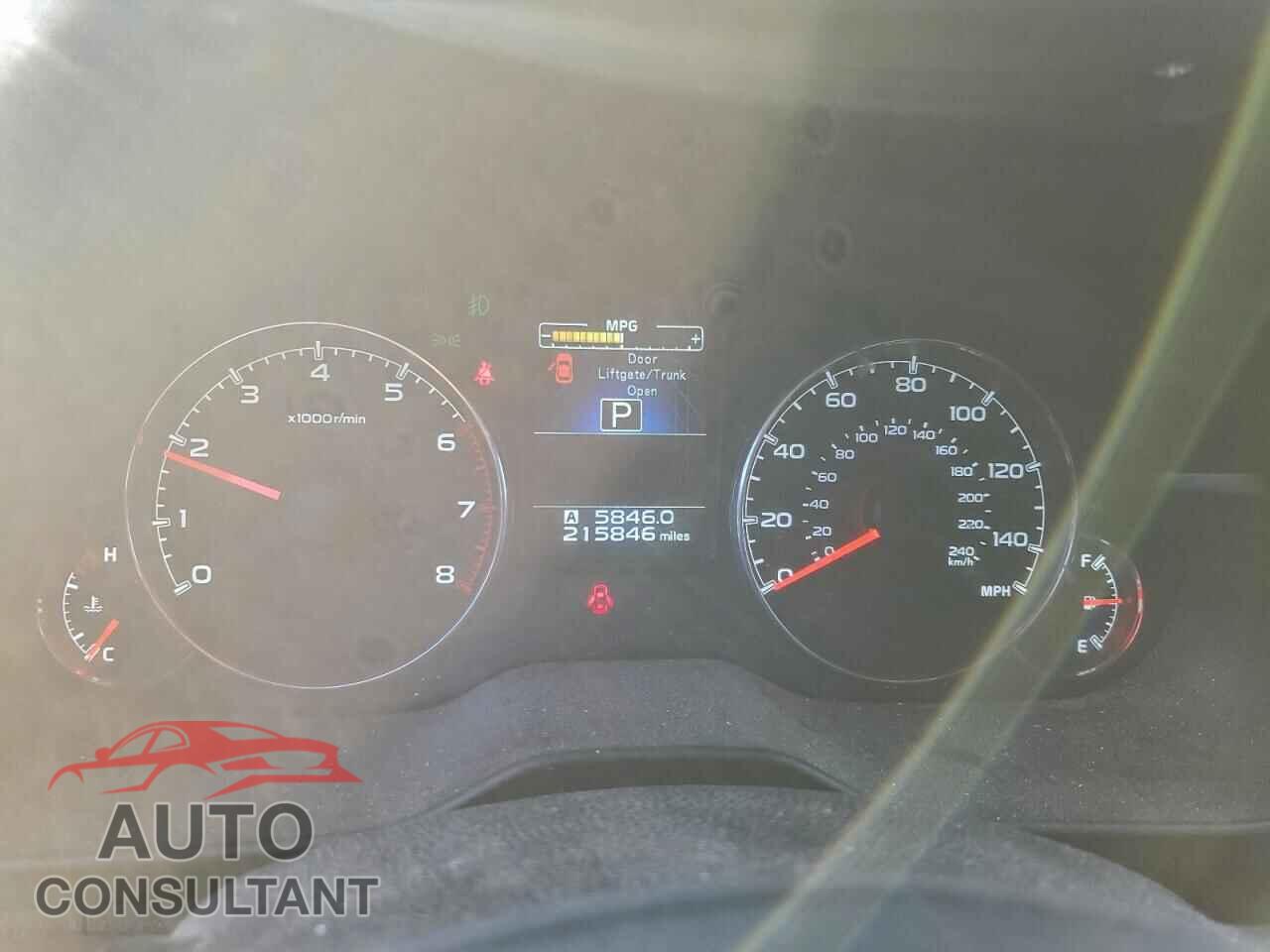 SUBARU OUTBACK 2013 - 4S4BRBLC2D3246578