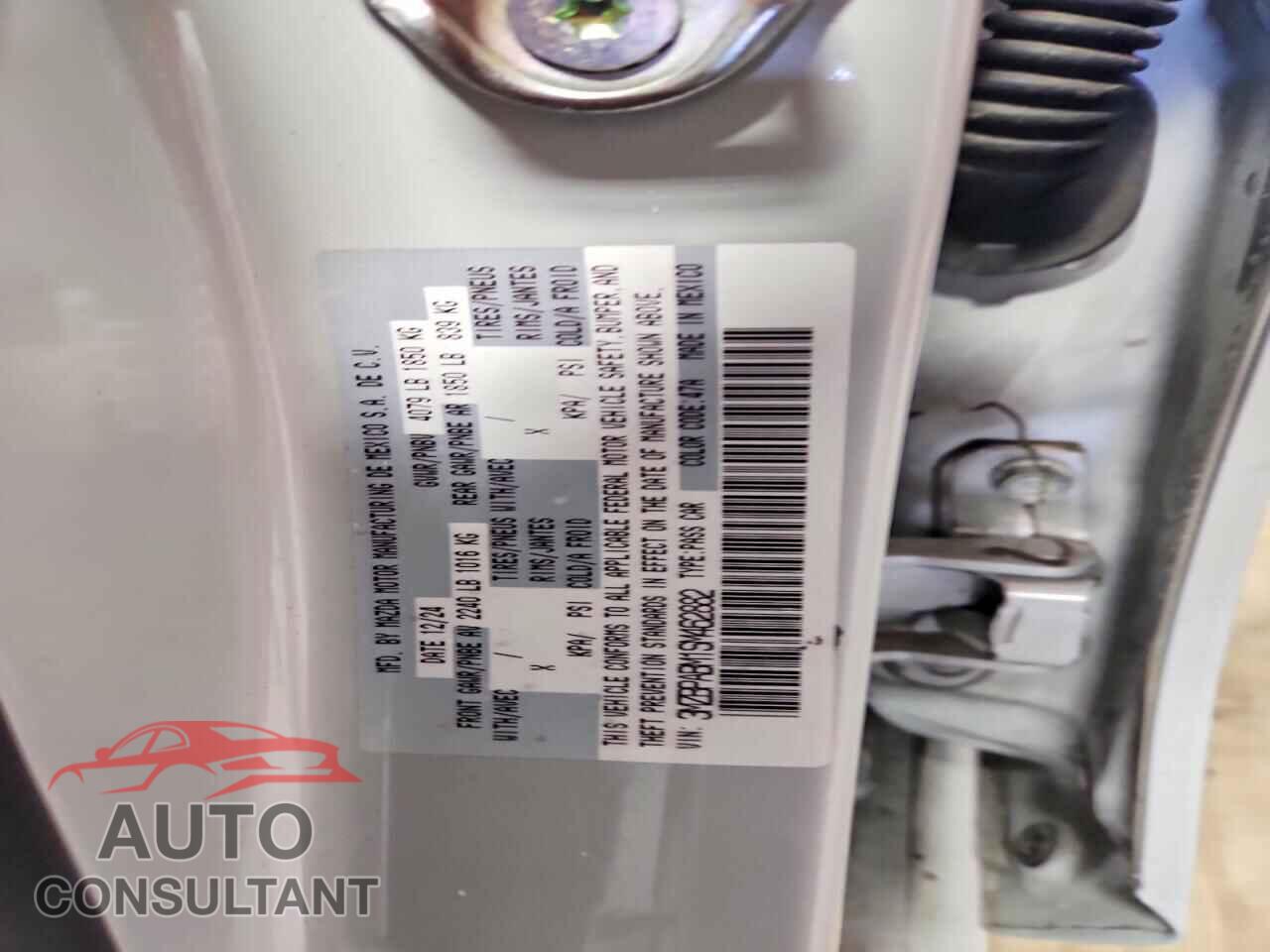 MAZDA 3 SELECT S 2025 - 3MZBPABM1SM462882