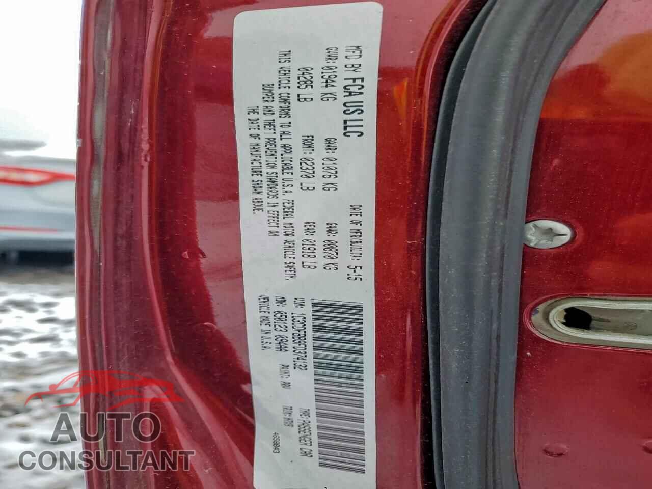DODGE DART 2015 - 1C3CDFBB9FD374132