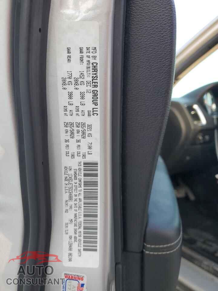 DODGE DURANGO 2013 - 1C4SDJET5DC648881