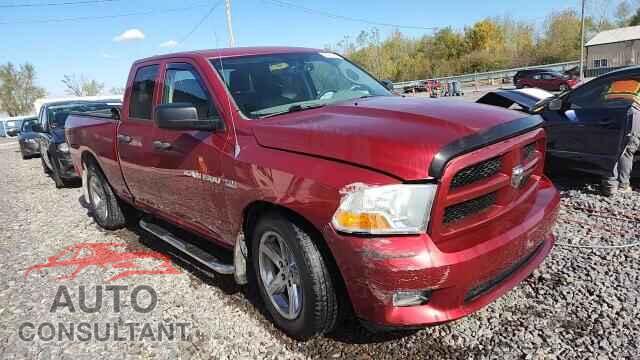DODGE RAM 1500 2012 - 1C6RD6FT1CS144141