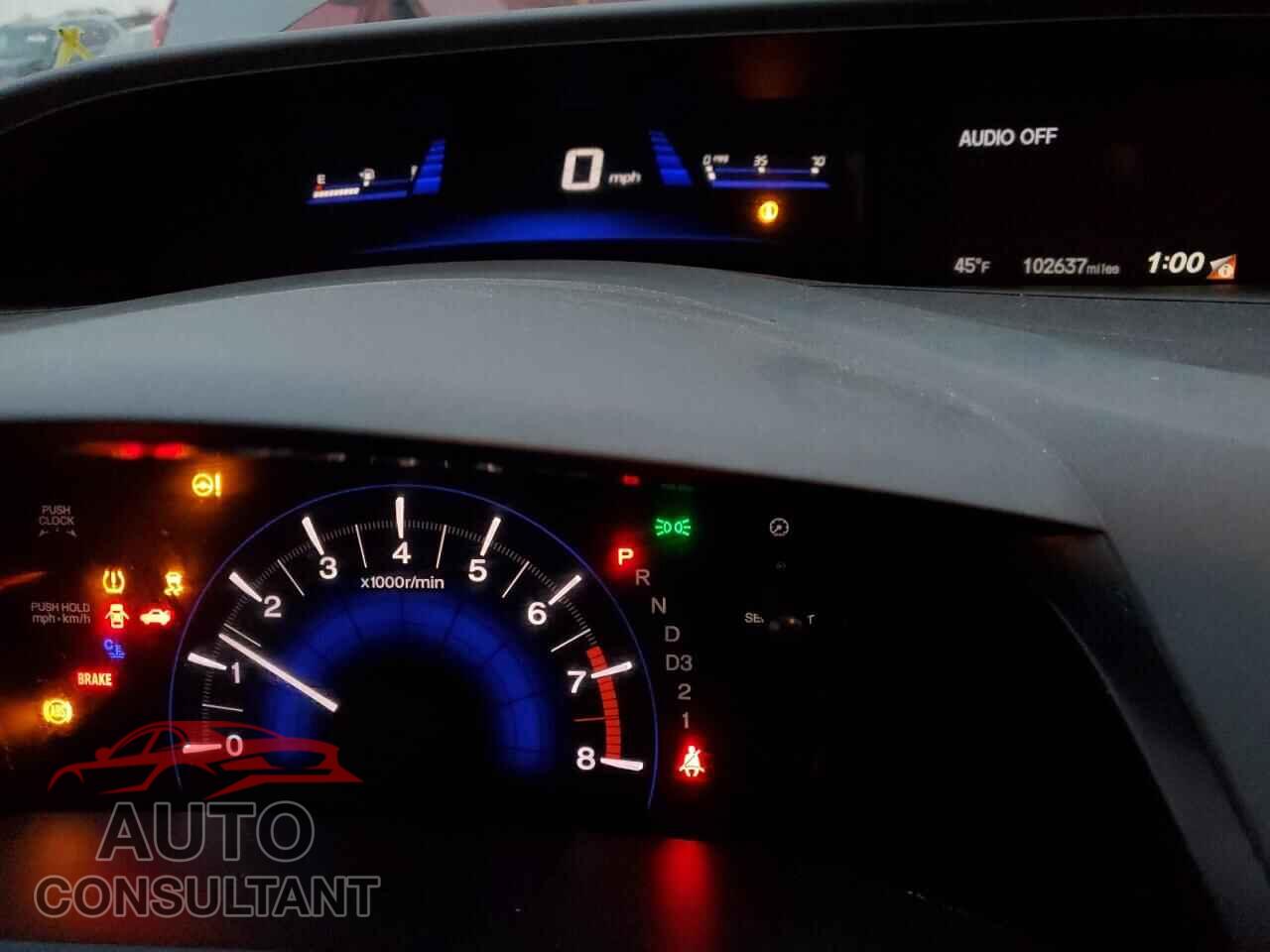 HONDA CIVIC 2012 - 19XFB2F93CE009437