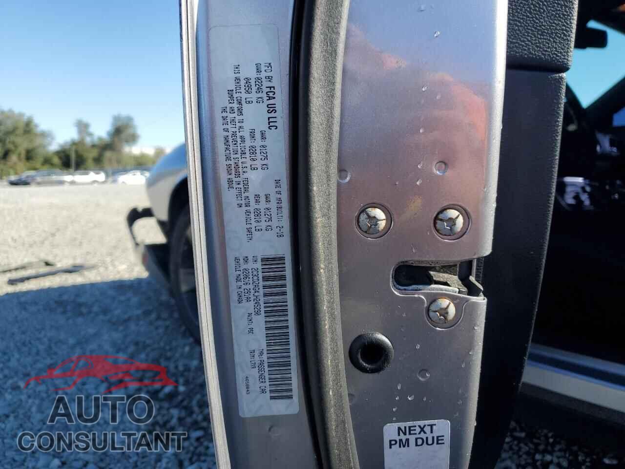 DODGE CHALLENGER 2018 - 2C3CDZAG4JH245290